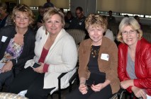 Image of four female attendees to the blogger conference